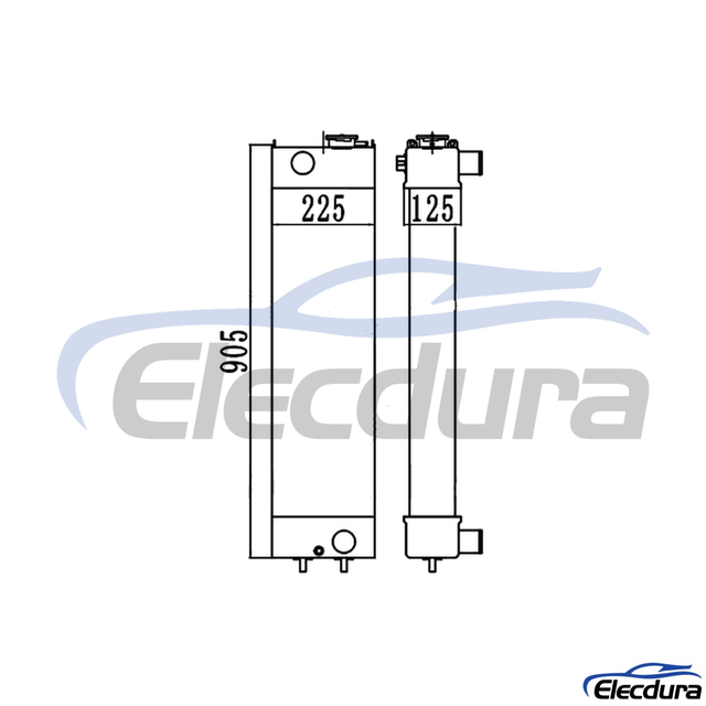22B-03-13110 โคมัตสึ PC128-6 หม้อน้ำ