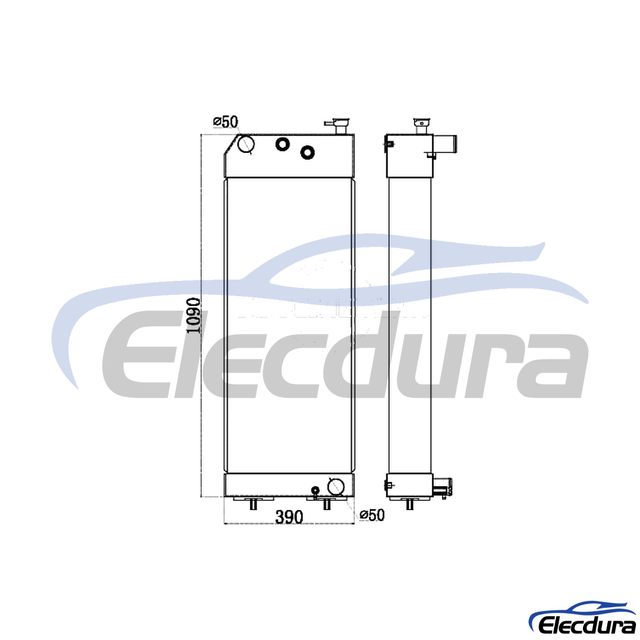 423-4019 Caterpillar E324 หม้อน้ำ