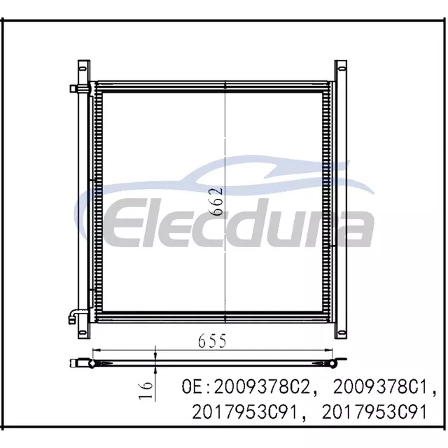 2009378C2 International 9300 Series 1993-1999 مكثف مكيف الهواء