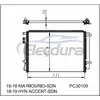97606H9100 Kia Rio5 2018+ Condensador de A/C N&uacute;cleo de 16mm