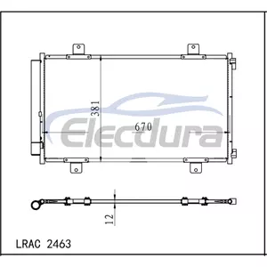 95310-61M00 Suzuki Sx4 S-Cross 2013-2016 airco condensor