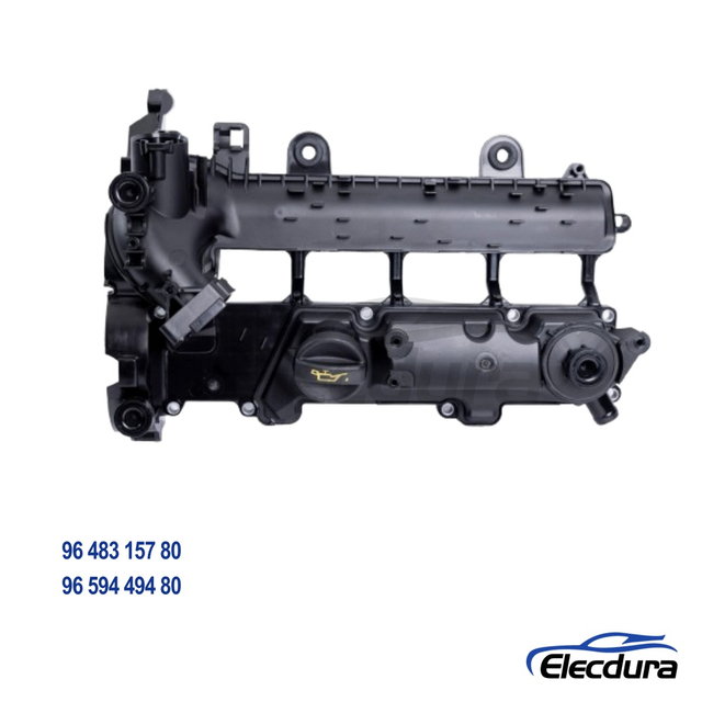 Couvercle de soupape de moteur Peugeot Citro&euml;n 9648315780 pour remplacement de moteur diesel 1.4 HDi DV4