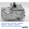 Remplacement du compresseur AC Toyota Camry Hybrid 88370-33020, vente en gros uniquement.