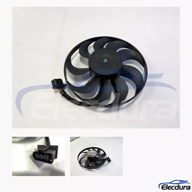 Conjunto 33D959455 do ventilador de refrigera&ccedil;&atilde;o do radiador Volkswagen Santana 3000 para fornecimento de atacado de reposi&ccedil;&atilde;o