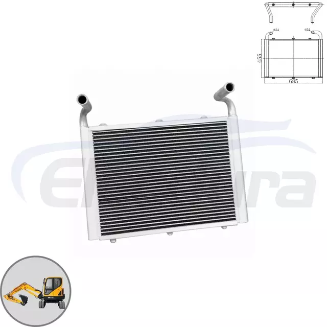 Pendingin oli hidraulik Hyundai R55-9 11M9-44340 pemasok grosir - pengganti purnajual premium untuk ekskavator R55W-9 R60-9