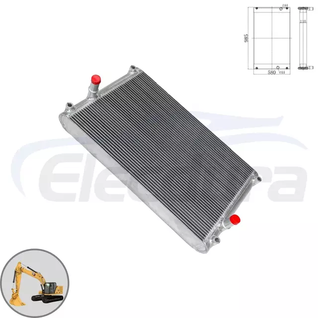 Caterpillar E320GC에 적합한 전체 조립 유압 오일 쿨러 508-6291. 대용량 도매에 적합한 견고한 알루미늄 디자인