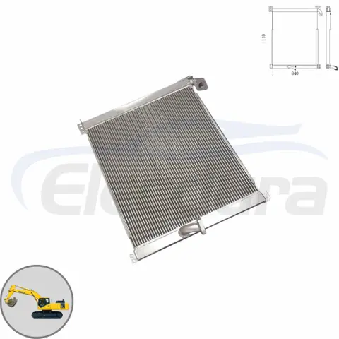 Radiatore dell'olio idraulico Komatsu PC300-6 PC350-6 207-03-61111 vista principale per fornitori all'ingrosso e distributori di ordini all'ingrosso.