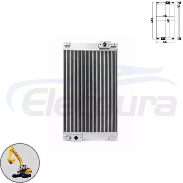 LN001850 Sumitomo SH240-5 pendingin oli hidrolik pengganti aftermarket grosir untuk distributor suku cadang excavator