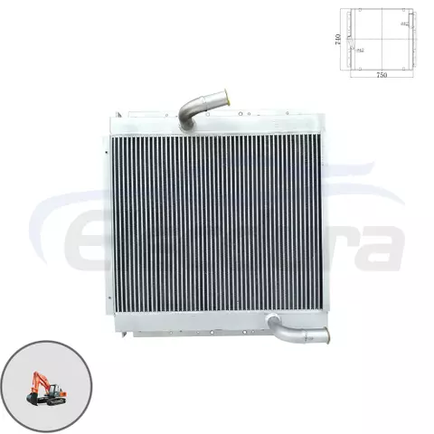 4208651 Hitachi EX200-1 ψύκτη υδραυλικού λαδιού χονδρική αντικατάσταση aftermarket για διανομείς εξαρτημάτων εκσκαφέων