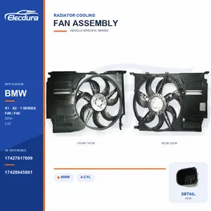 { BMW F49 / F45 400W 17427617609 Toplu Tedarik i&ccedil;in Radyat&ouml;r soğutma fanı grubu