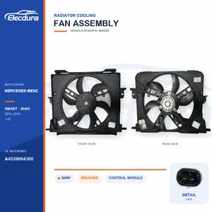 Ensemble ventilateur de refroidissement de radiateur pour Mercedes-Benz W453 300W A4539064300, approvisionnement en vrac