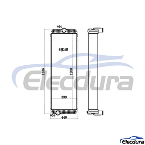 335-4191 CAT E349E Radiateur