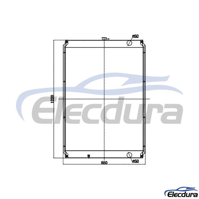 204-0983 CAT E330C Radiador