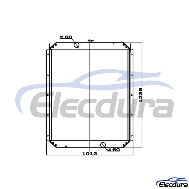 208-03-61610 كوماتسو PC400-6 ردياتير