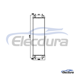 4693833 COLPO AC HI ZX240-3 Radiatore