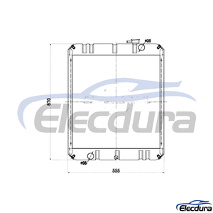 14638558 Volvo Serbatoio dell'acqua EC55B Radiatore