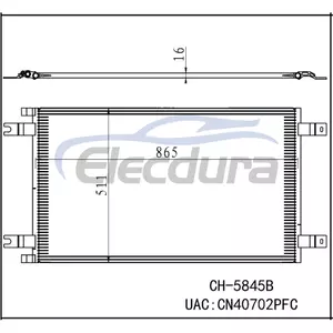 2433657 Kenworth C500 2008-2010 Aircocondensor