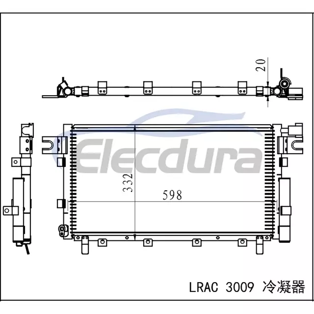 8105100K80 Great Wall Hover H5 2011+ Конденсатор кондиционера в сборе