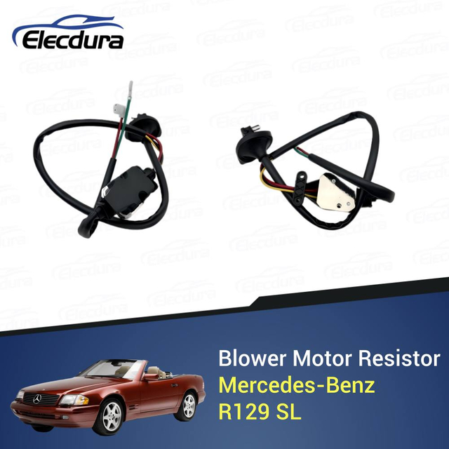 Regulator motor blower elektronik 1298213351 presisi tinggi dengan heatsink aluminium untuk Mercedes-Benz SL-Class R129.