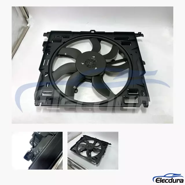 17427589028 Perakitan Kipas Pendingin Radiator Tanpa Sikat BMW penggantian grosir purnajual