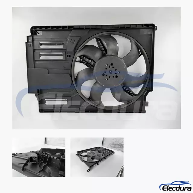 17427646410 Ventola di raffreddamento del radiatore BMW con sostituzione all'ingrosso aftermarket dell'alloggiamento