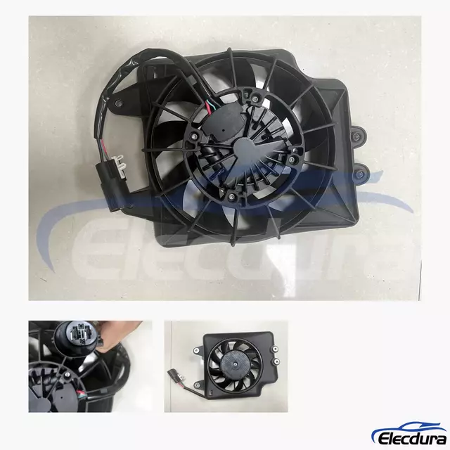 84128345 ชุดพัดลมระบายความร้อนหม้อน้ำไร้แปรงสำหรับ Chevrolet Corvette C7 อุปทานขายส่งหลังการขาย