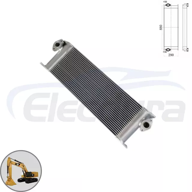 Raffreddatore dell'olio idraulico Caterpillar 311D 312D 281-3626 vista principale per fornitori all'ingrosso e distributori di ordini all'ingrosso.