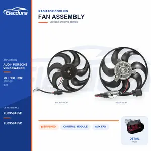 Ανεμιστήρας ψύξης ψυγείου για Audi Q7 / Cayenne 7L0959455F Μαζική προμήθεια