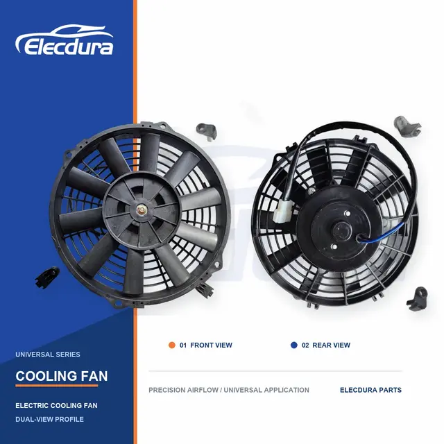 Univerz&aacute;ln&iacute; Ventil&aacute;tor chladiče 9palcov&aacute; rovn&aacute; čepel 220W velkoobchod