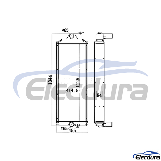 383-6407 KUCING E345C/345D Radiator