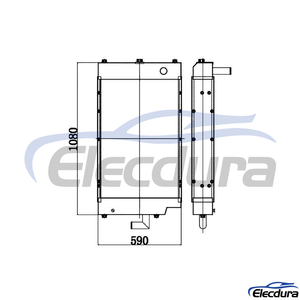 189-6651 CAT 950G Radiador
