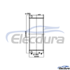 LN001870 Sumitomo SH240-5 Radiador