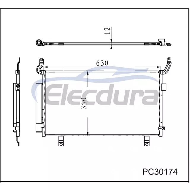 73210AN00A Condenseur de climatisation Subaru Legacy 2020-2025