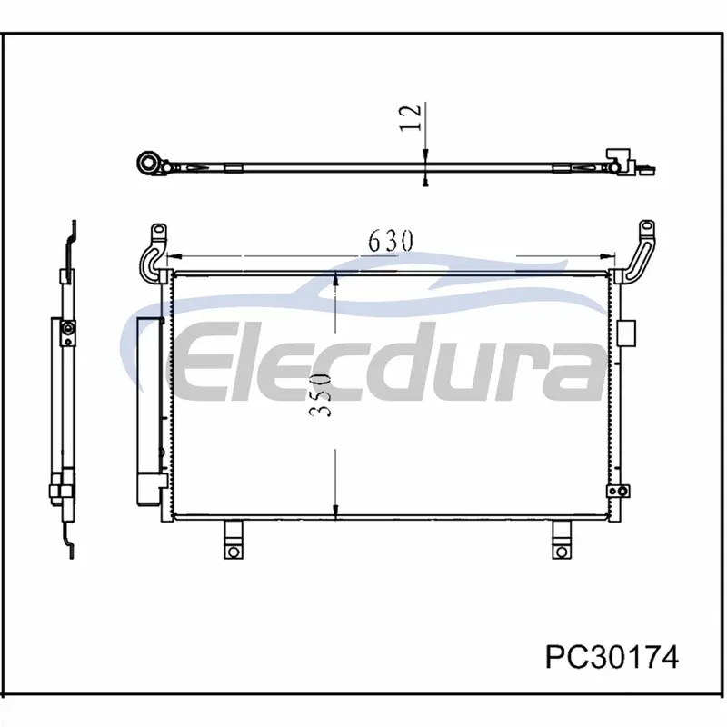 73210AN00A Subaru Legacy 2020-2025 Skraplacz A/C