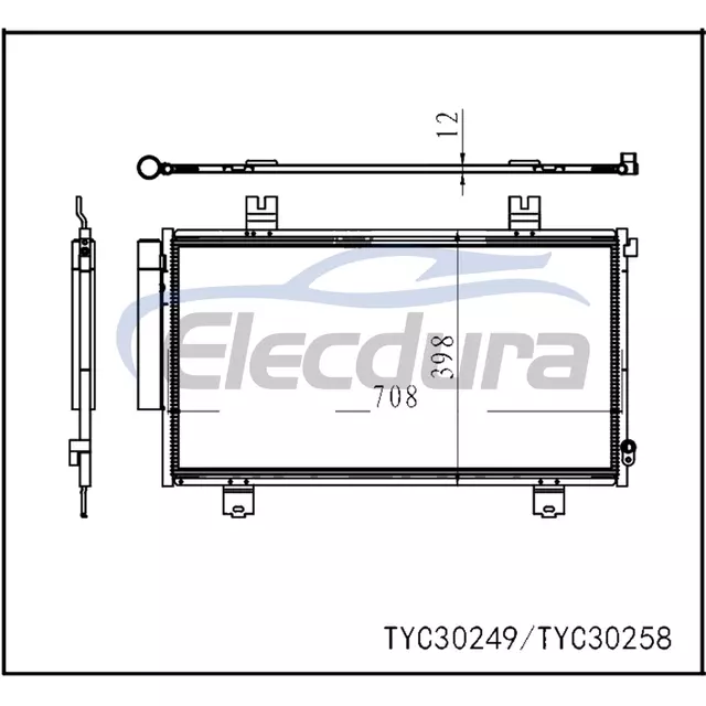 80100-3D0-A01 Honda Cr-V 2023-2024 Sestava kondenz&aacute;toru klimatizace