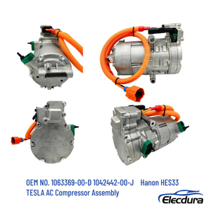 1063369-00-D ηλεκτρικός συμπιεστής AC 350V HES33 για Tesla Model S Model X 2016-2020, Προμήθεια χονδρικής Elecdura.