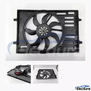 ชุดพัดลมระบายความร้อนหม้อน้ำ Volkswagen Golf 5Q0121203B สำหรับการจัดหาขายส่งหลังการขาย