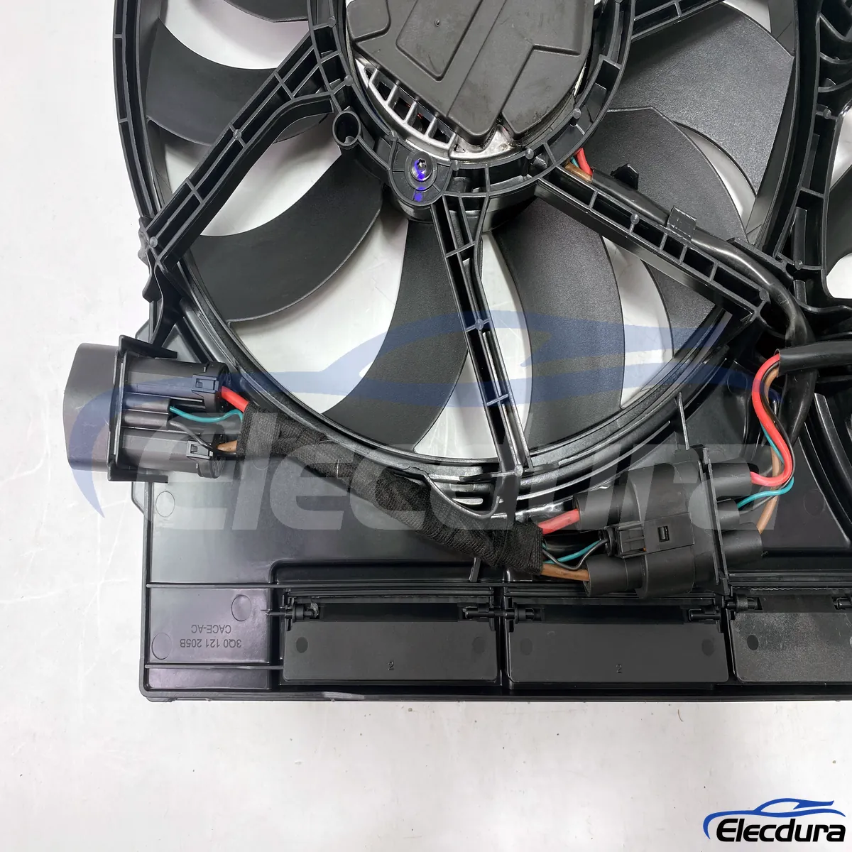 Mercado de reposi&ccedil;&atilde;o conjunto de ventilador de resfriamento de radiador sem escova 3Q0121205B para importadores e atacadistas