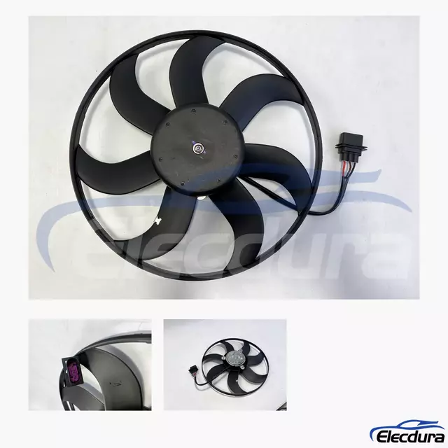 Volkswagen Polo V 6R / 6C satış sonrası toptan tedarik i&ccedil;in 6R0121207Q Fır&ccedil;asız Radyat&ouml;r Soğutma Fanı D&uuml;zeneği