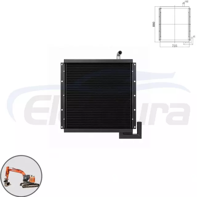 4206092 Hitachi EX220-1 chladič hydraulick&eacute;ho oleje velkoobchodn&iacute; n&aacute;hrada n&aacute;hradn&iacute;ch d&iacute;lů pro distributory d&iacute;lů rypadel