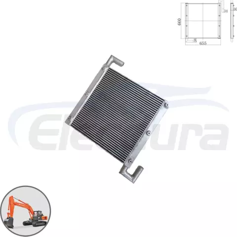 4216509 Pendingin oli hidrolik Hitachi EX90 pengganti aftermarket grosir untuk distributor suku cadang excavator