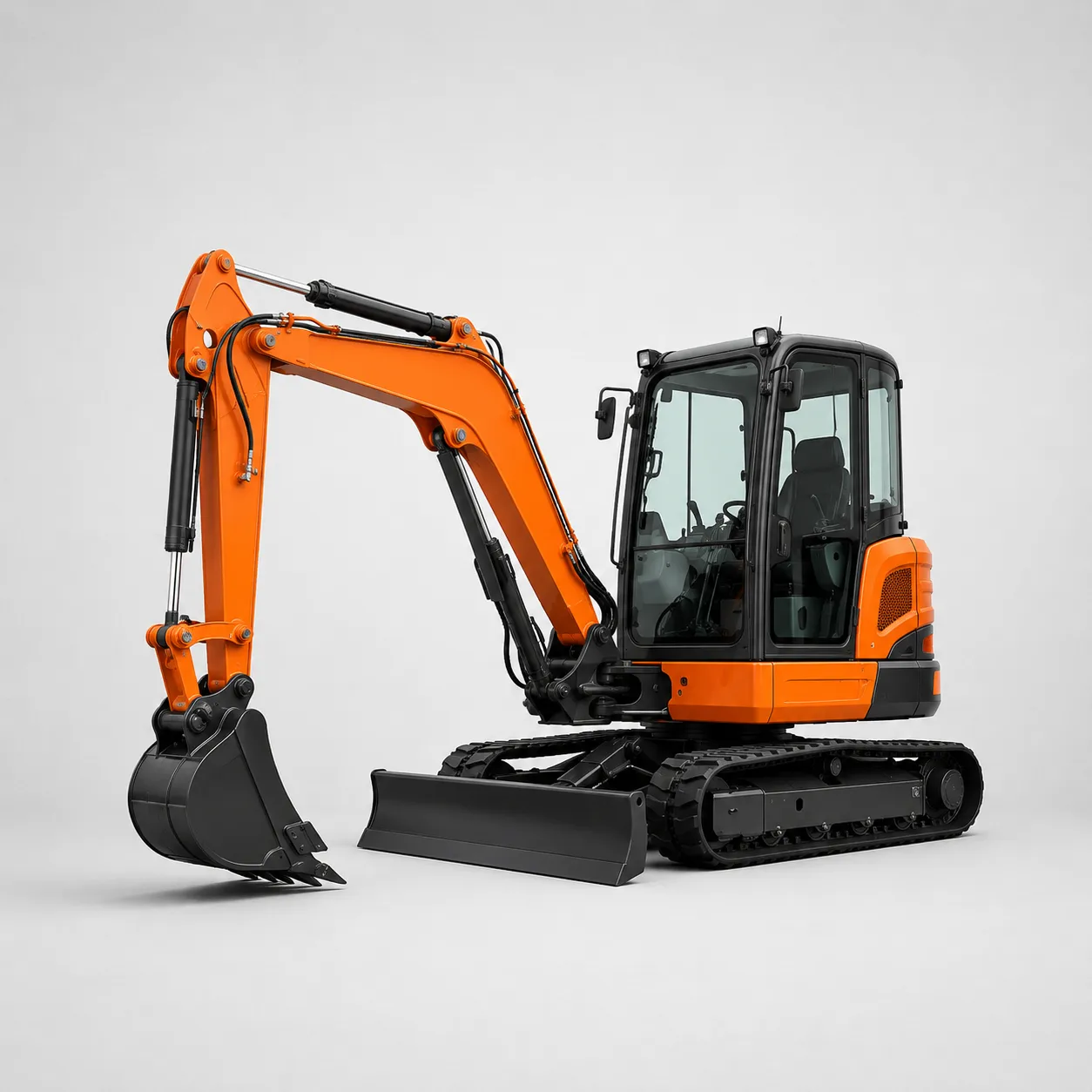 การใช้งานเครื่องทำความเย็นน้ำมันไฮดรอลิกของรถขุดขนาดเล็ก Daewoo Doosan