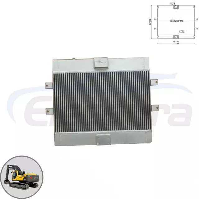 เครื่องทำความเย็นน้ำมัน Volvo EC290B สำหรับงานหนัก 14538609 ผู้จัดจำหน่ายขายส่ง - เครื่องทำความเย็นไฮดรอลิกหลังการขาย B2B ระดับพรีเมียมสำหรับรถขุด EC240B EC240C EC290C ด้วยราคาที่แข่งขันได้