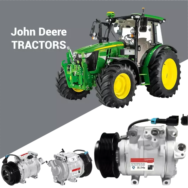 Toptan ekipman par&ccedil;aları temini i&ccedil;in DCP99520 John Deere klima kompres&ouml;r&uuml; satış sonrası değiştirme