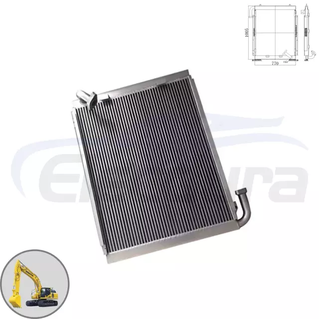 Pr&eacute;miov&yacute; chladič hydraulick&eacute;ho oleje s velk&yacute;m j&aacute;drem 20Y-03-21720 skladem distributora pro dovozce a velkoobchodn&iacute;ky rypadel Komatsu PC200-6
