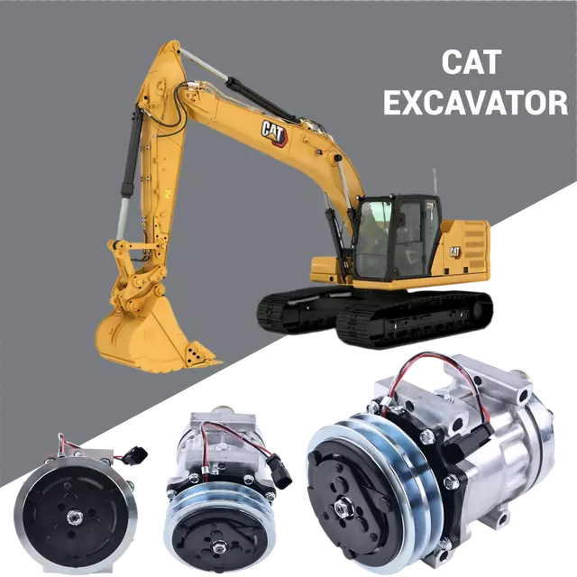 415-2557 Reemplazo del mercado de accesorios del compresor de CA Caterpillar SD7H13 para suministro de piezas al por mayor