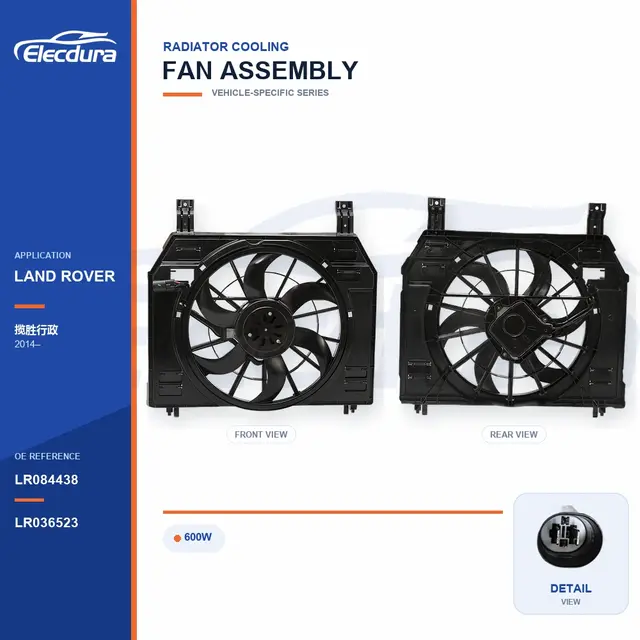 Gruppo elettroventola radiatore per Land Rover Range Rover 600W LR084438 Fornitura in grandi quantit&agrave;