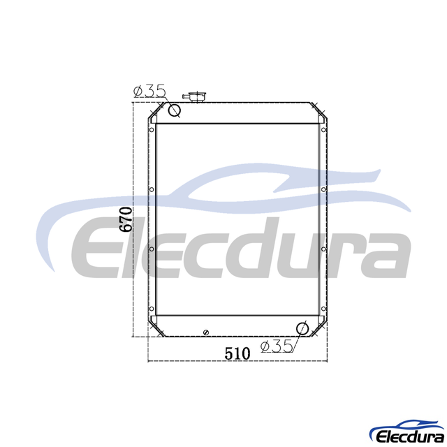 201-3770 KUCING E308C Radiator