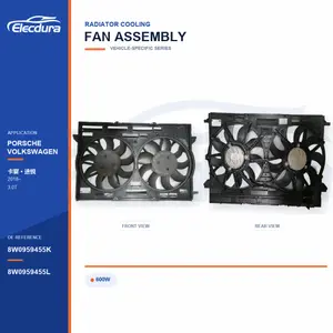 K&uuml;hlerl&uuml;fter-Baugruppe f&uuml;r Porsche Cayenne / Touareg 600W 8W0959455K Gro&szlig;packung