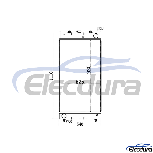 14X-03-35111 KOMATSU D65-15EO Chladič